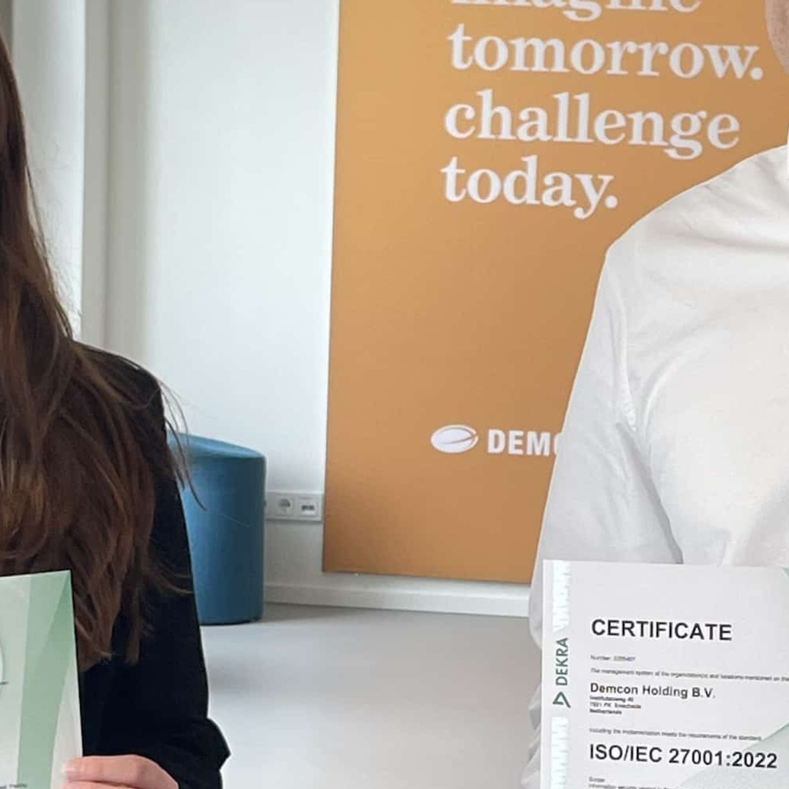 Demcon heeft met succes de internationale norm voor informatiebeveiliging, ISO 27001, behaald